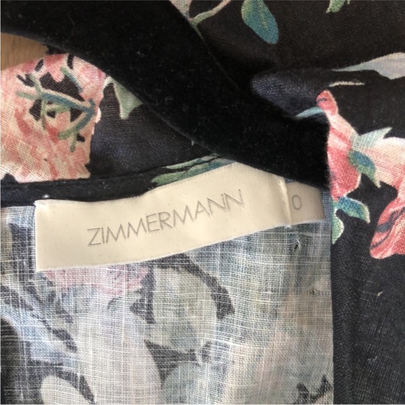 Zimmermann Verity Plunge short dress size O - Picture 7 of 12